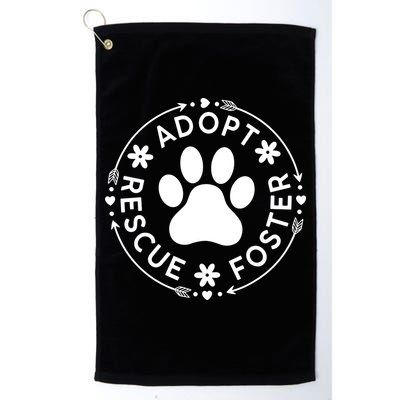Adopt Rescue Foster Dog Lover Pet Adoption Foster To Adopt Golf Towel