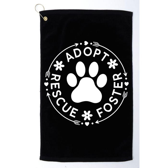 Adopt Rescue Foster Dog Lover Pet Adoption Foster To Adopt Golf Towel
