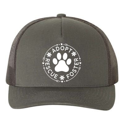 Adopt Rescue Foster Dog Lover Pet Adoption Foster To Adopt Yupoong Adult 5-Panel Trucker Hat