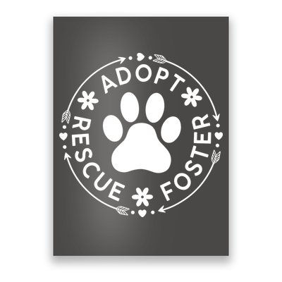 Adopt Rescue Foster Dog Lover Pet Adoption Foster To Adopt Poster