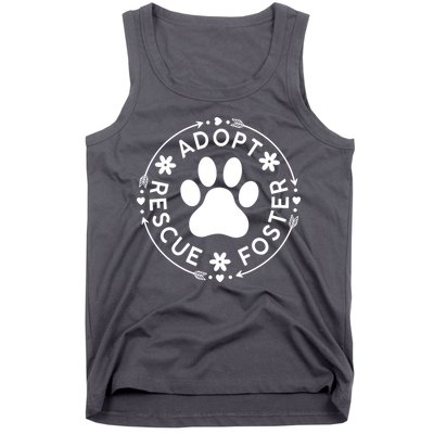 Adopt Rescue Foster Dog Lover Pet Adoption Foster To Adopt Tank Top
