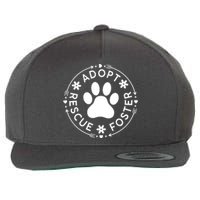 Adopt Rescue Foster Dog Lover Pet Adoption Foster To Adopt Wool Snapback Cap