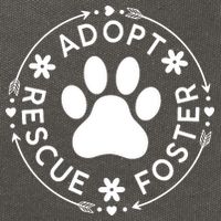Adopt Rescue Foster Dog Lover Pet Adoption Foster To Adopt Cotton Canvas Backpack