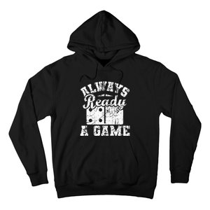 Always Ready For A Game Dominoes Lover Domino Player Hoodie