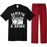 Always Ready For A Game Dominoes Lover Domino Player Pajama Set