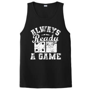 Always Ready For A Game Dominoes Lover Domino Player PosiCharge Competitor Tank