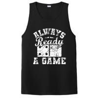 Always Ready For A Game Dominoes Lover Domino Player PosiCharge Competitor Tank