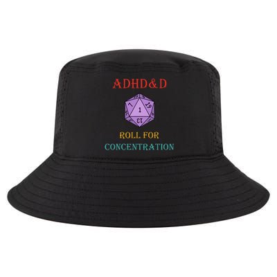 Adhd&D Roll For Concentration Cool Comfort Performance Bucket Hat