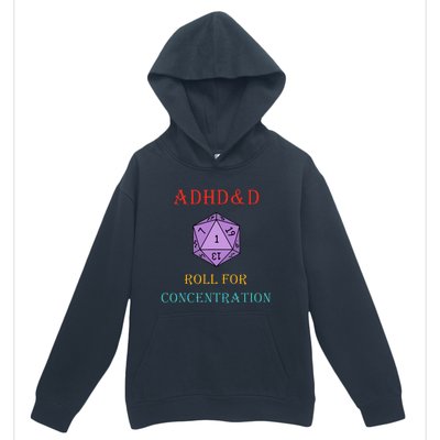 Adhd&D Roll For Concentration Urban Pullover Hoodie