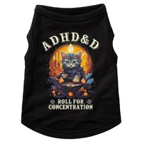 Adhd&D Roll For Concentration Cat Role Playing Game Doggie Tank
