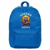 Adhd&D Roll For Concentration Cat Role Playing Game 16 in Basic Backpack