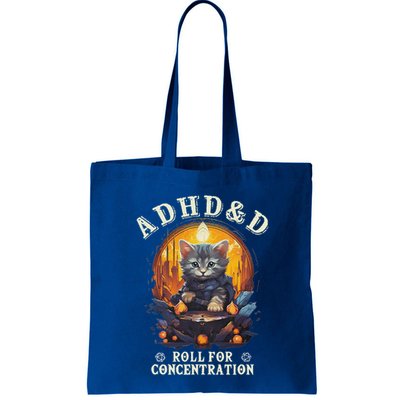 Adhd&D Roll For Concentration Cat Role Playing Game Bag