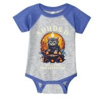 Adhd&D Roll For Concentration Cat Role Playing Game Infant Baby Jersey Bodysuit