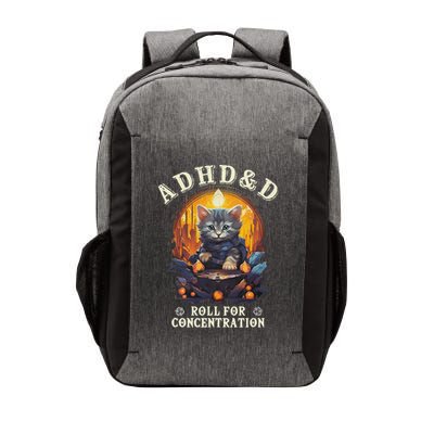 Adhd&D Roll For Concentration Cat Role Playing Game Vector Backpack