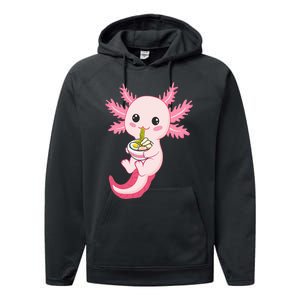 Axolotl Ra Funny Axolotls Performance Fleece Hoodie