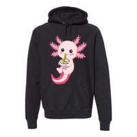 Axolotl Ra Funny Axolotls Premium Hoodie