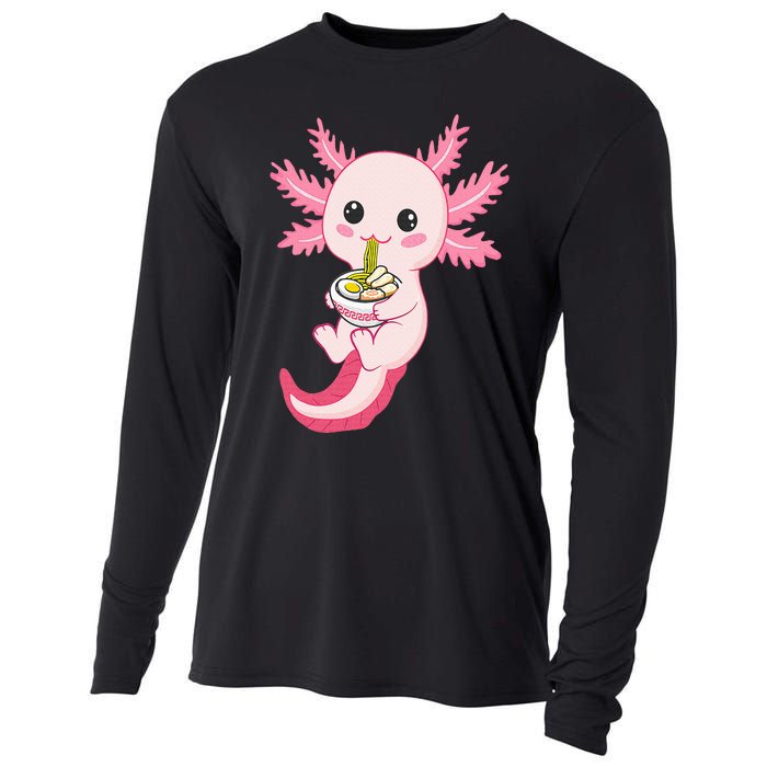 Axolotl Ra Funny Axolotls Cooling Performance Long Sleeve Crew