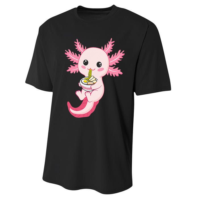 Axolotl Ra Funny Axolotls Performance Sprint T-Shirt