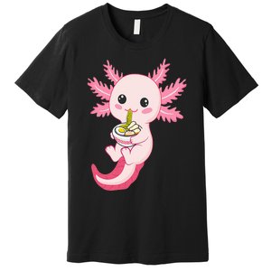 Axolotl Ra Funny Axolotls Premium T-Shirt