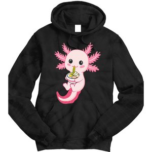 Axolotl Ra Funny Axolotls Tie Dye Hoodie