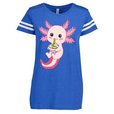 Axolotl Ra Funny Axolotls Enza Ladies Jersey Football T-Shirt