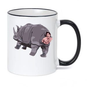 Ace Rhino Funny Humor 11oz Black Color Changing Mug