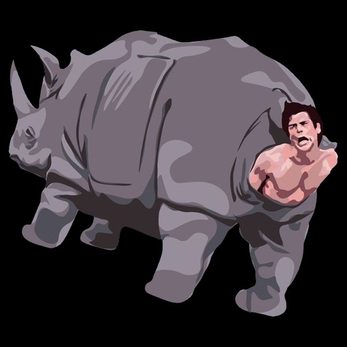 Ace Rhino Funny Humor Bag