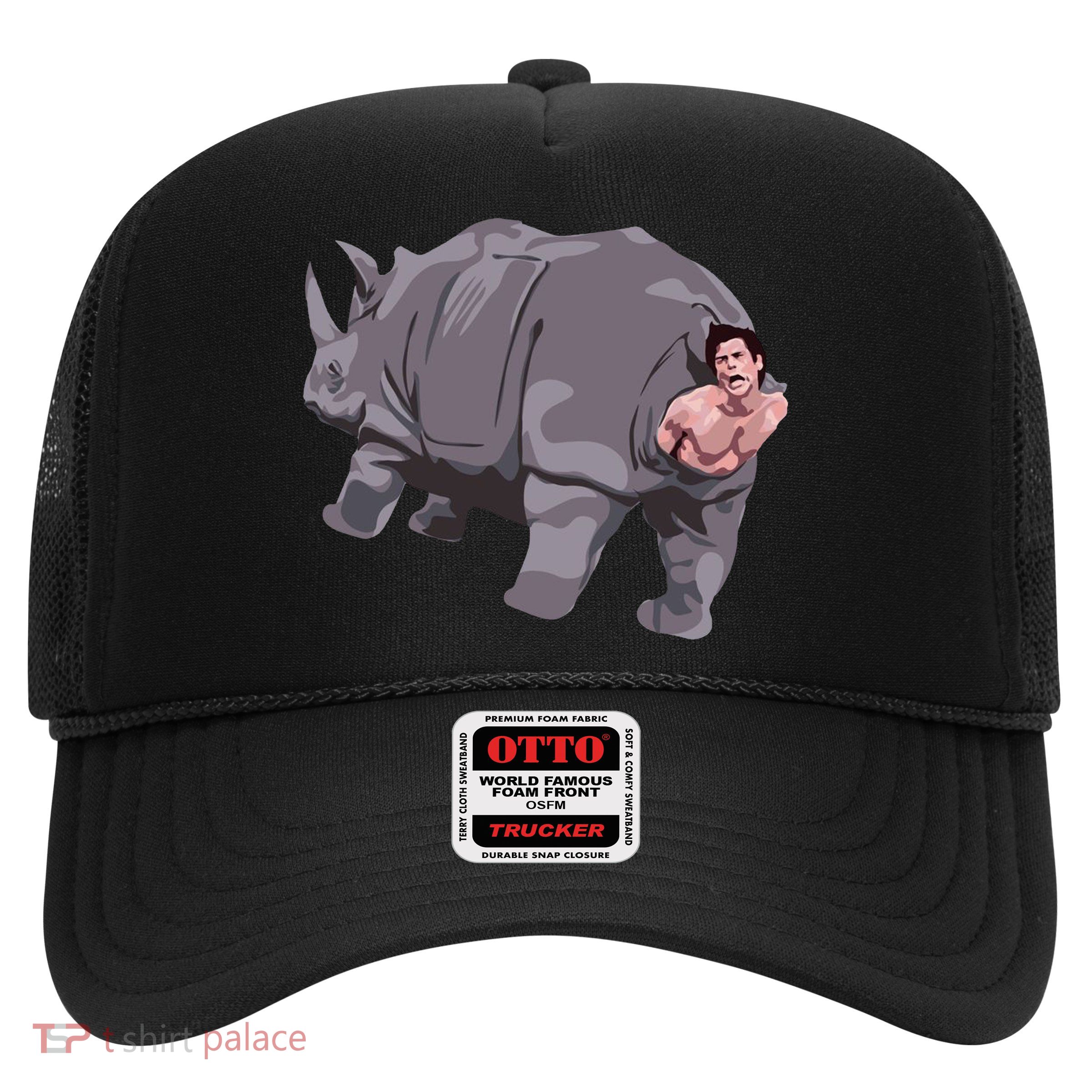 Ace Rhino Funny Humor Trucker Hat