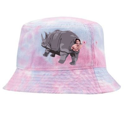 Ace Rhino Funny Humor Tie-Dyed Bucket Hat