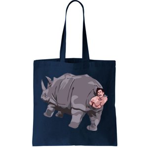 Ace Rhino Funny Humor Tote Bag