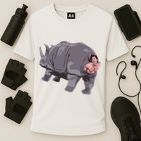 Ace Rhino Funny Humor Cooling Performance Crew T-Shirt