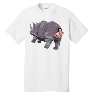 Ace Rhino Funny Humor Tall T-Shirt