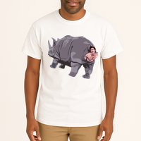 Ace Rhino Funny Humor Tall T-Shirt