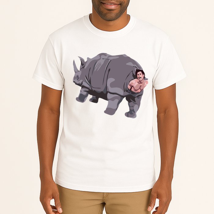 Ace Rhino Funny Humor Tall T-Shirt