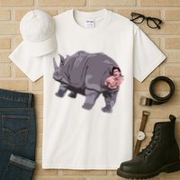 Ace Rhino Funny Humor Tall T-Shirt