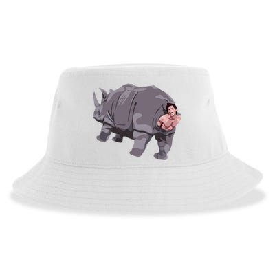 Ace Rhino Funny Humor Sustainable Bucket Hat