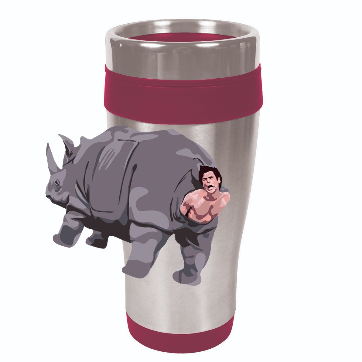Ace Rhino Funny Humor 15oz Campfire Ceramic Mug