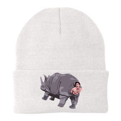 Ace Rhino Funny Humor Knit Cap Winter Beanie