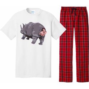 Ace Rhino Funny Humor Pajama Set