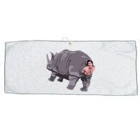 Ace Rhino Funny Humor Large Microfiber Waffle Golf Towel