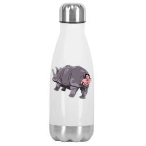 Ace Rhino Funny Humor Stainless Steel Insulated Water Bottle