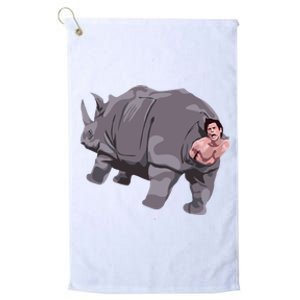 Ace Rhino Funny Humor Platinum Collection Golf Towel