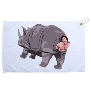 Ace Rhino Funny Humor Grommeted Golf Towel