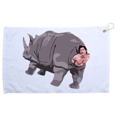 Ace Rhino Funny Humor Grommeted Golf Towel