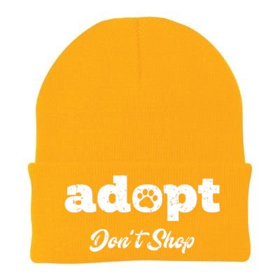 Adopt Rescue Foster Dog Lover Cat Adoption Knit Cap Winter Beanie