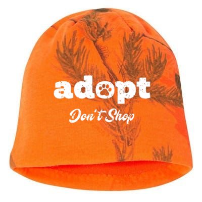 Adopt Rescue Foster Dog Lover Cat Adoption Kati - Camo Knit Beanie