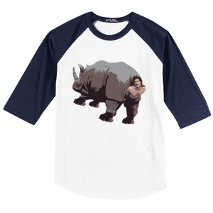 Ace Rhino Funny Baseball Sleeve Shirt