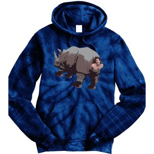 Ace Rhino Funny Tie Dye Hoodie