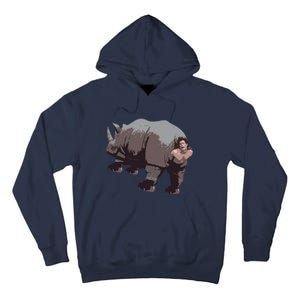 Ace Rhino Funny Tall Hoodie