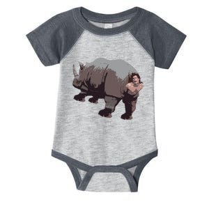 Ace Rhino Funny Infant Baby Jersey Bodysuit